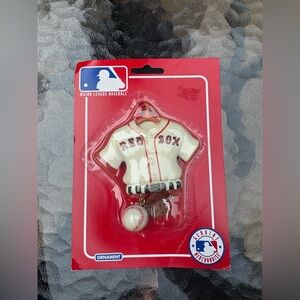 MLB Red Sox Jersey Ornament - White and Red